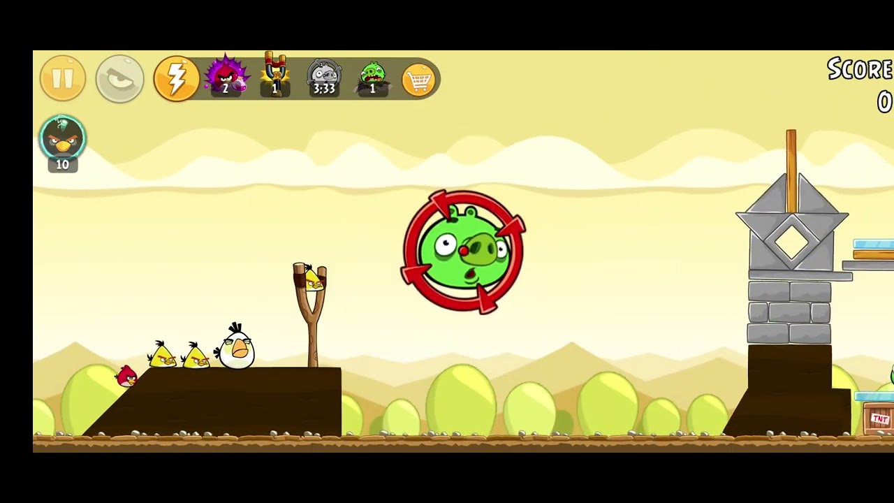 Angry birds classic episodio 2 mighty hoax nivel completado 