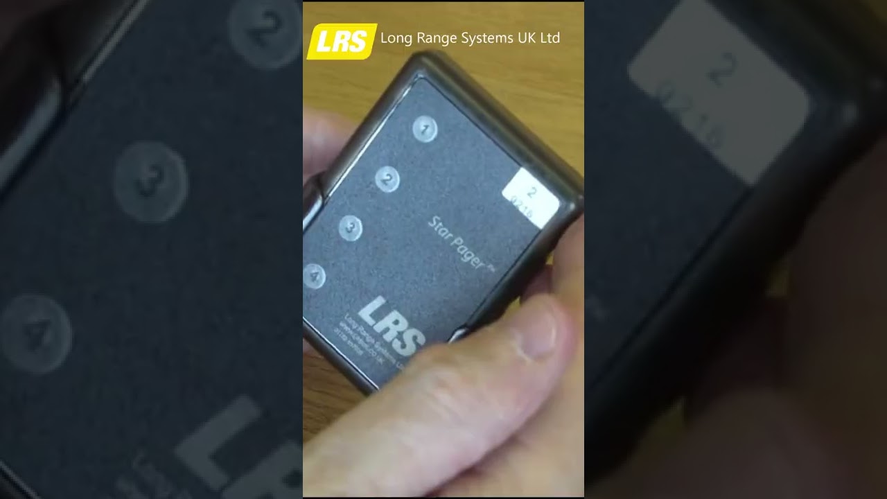 Buzzer Beeper Pager for Restaurants | Long Range Systems UK