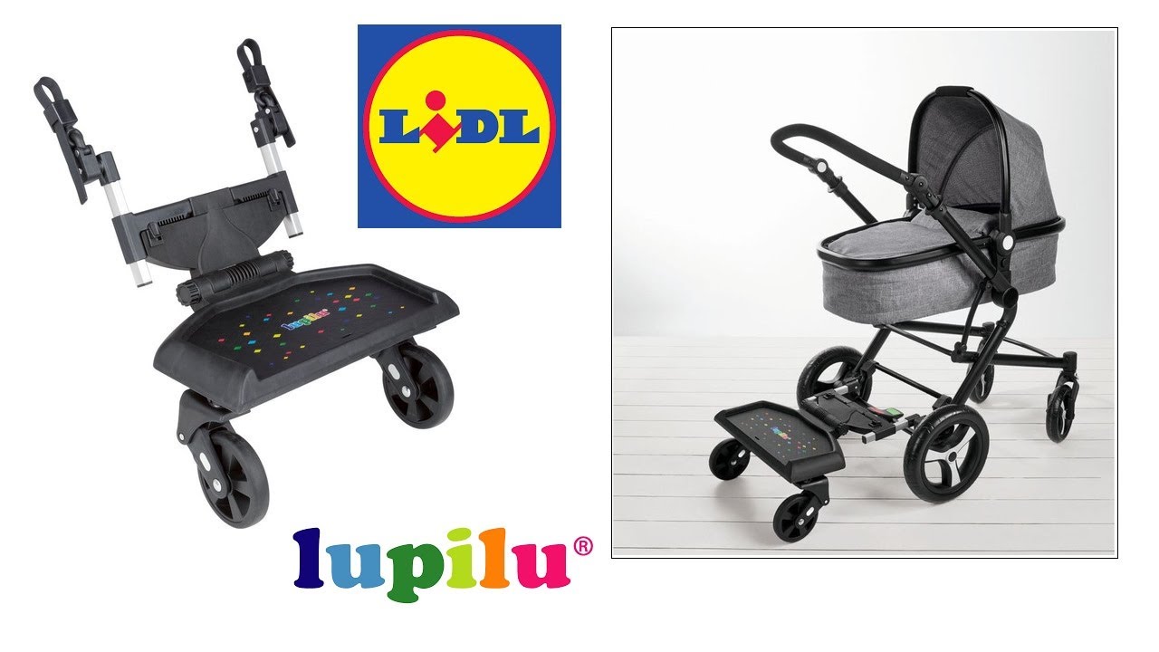 LUPILU Kids' Hop-On Stroller Platform UNBOXING (Lidl 24cm 47cm 2.7kg)