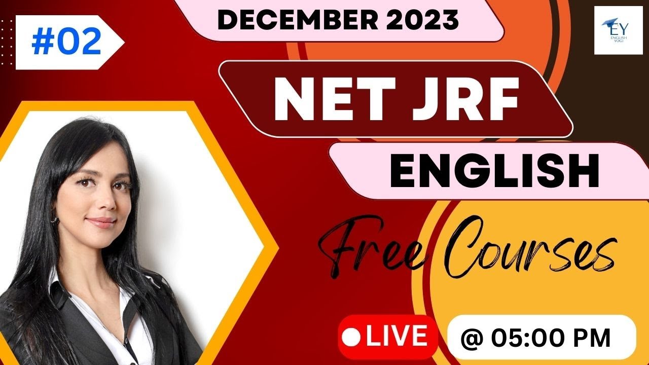 NET JRF English Literature COMPLETE COURSE - UGC NET JRF December 2023 Live Class || 16 August 2023