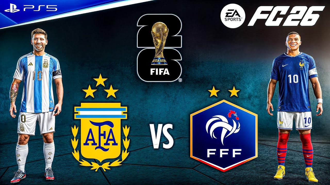 FC 26 - Argentina vs. France Ft. Messi, Mbappe, | FIFA World Cup Final 2026 | PS5 [4K60]