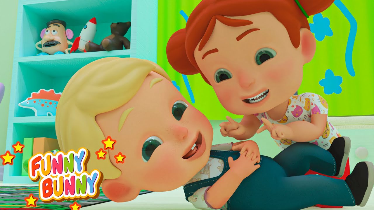 Tickle Tickle Song | Funny Bunny - Nursery Rhyme & Kids Song Animation Compilation