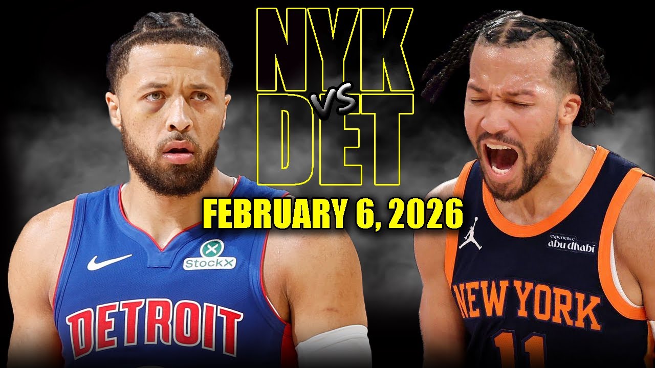 New York Knicks vs Detroit Pistons Full Game Highlights – February 6, 2026 | NBA Season