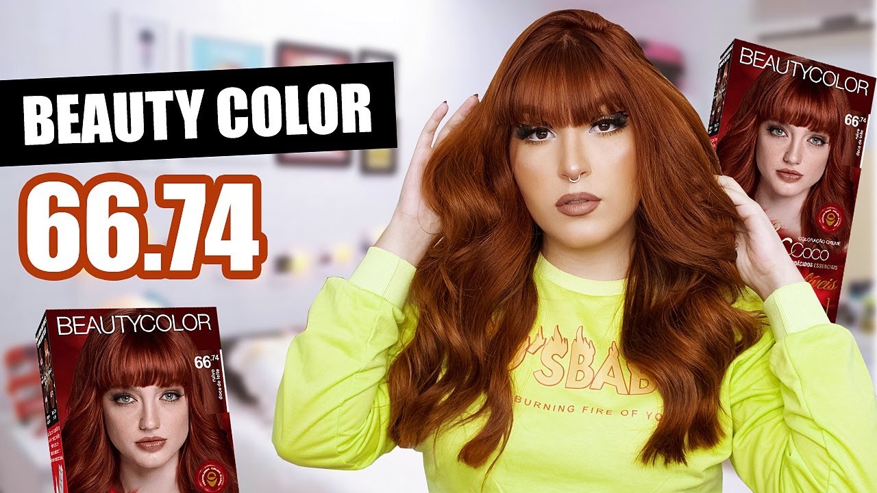 ESCURECI MEU RUIVO COM A BEAUTY COLOR 66.74