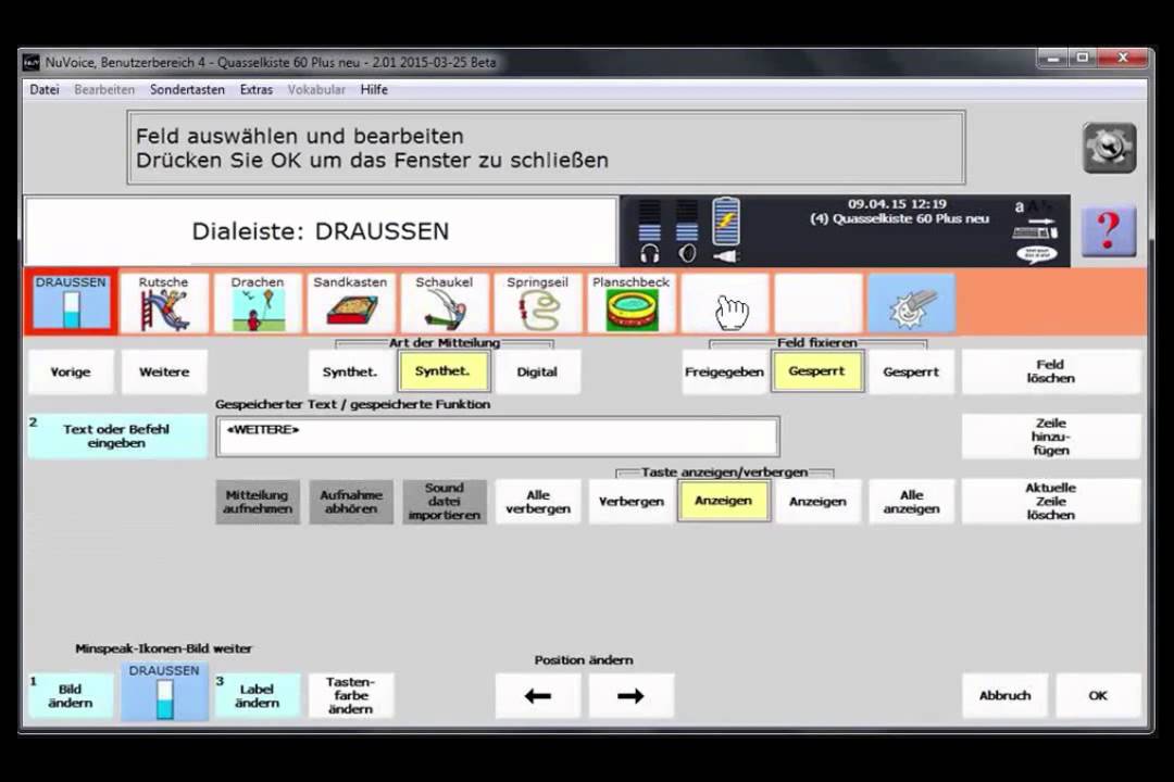 Accent - Dialeiste ändern