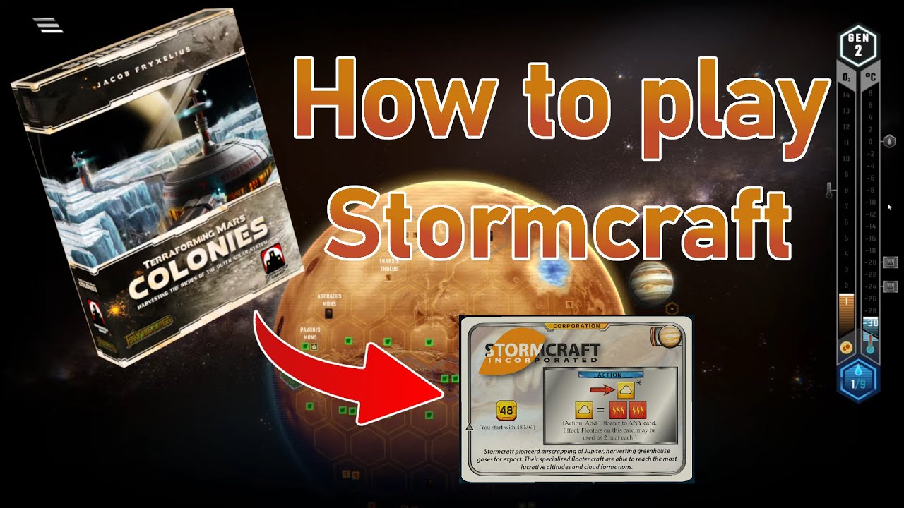 Terraforming Mars Tutorial - How to play Stormcraft | Road to Colonies!