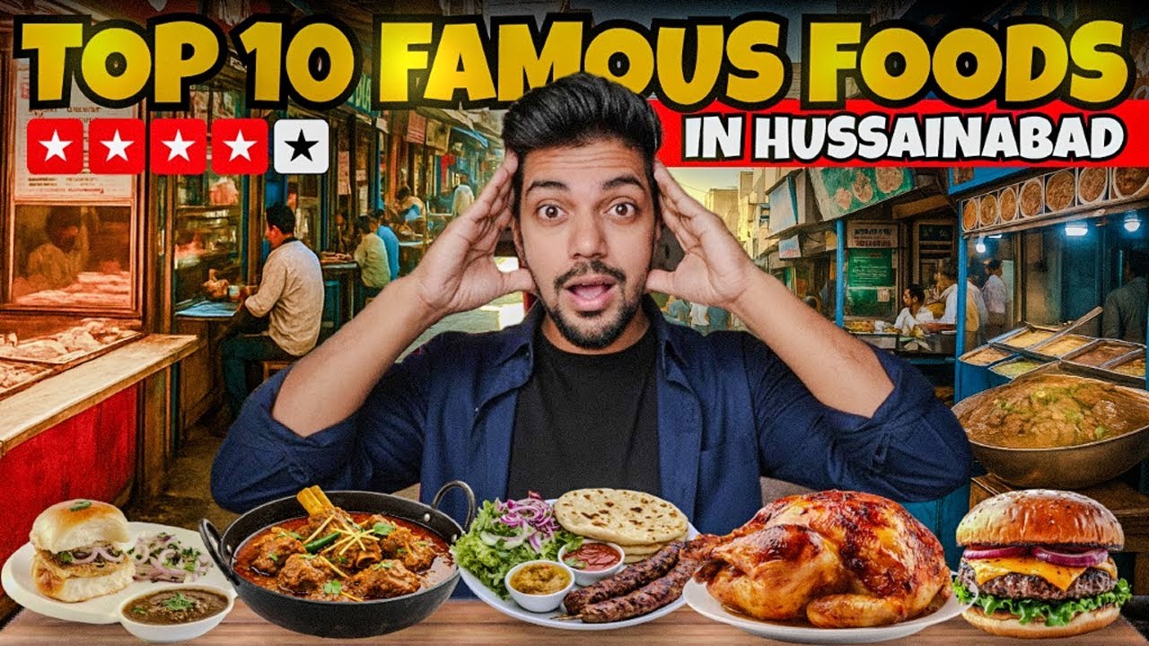 Я попробовал 10 ИЗВЕСТНЫХ блюд на Hussainabad Food Street Karachi | Лучшая уличная еда в Пакистане!