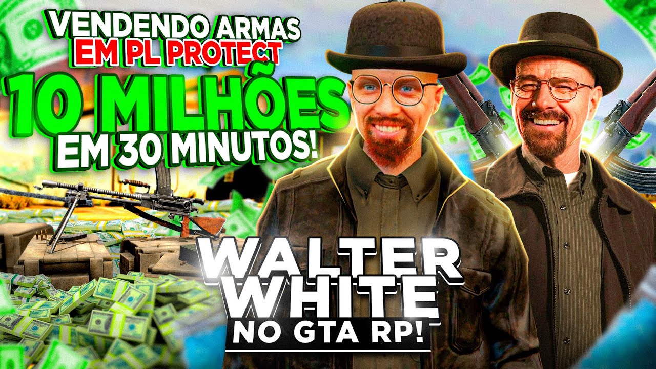 VIREI O WALTER WHITE NO GTA RP E VIREI O MAIOR TRAFICANTE DA CIDADE COM MOD MENU! - ECLYPSE MENU