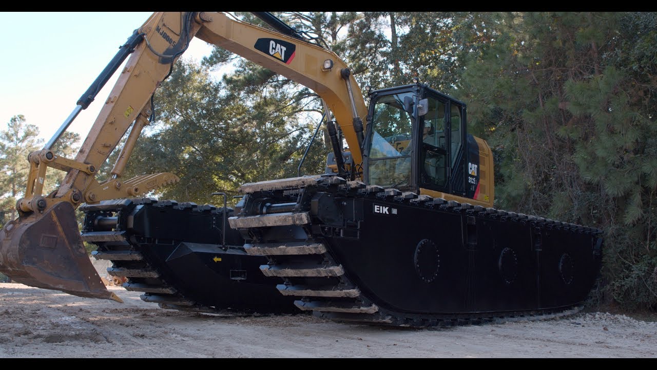 EIK AM140 Amphibious Undercarriage Operation Demo