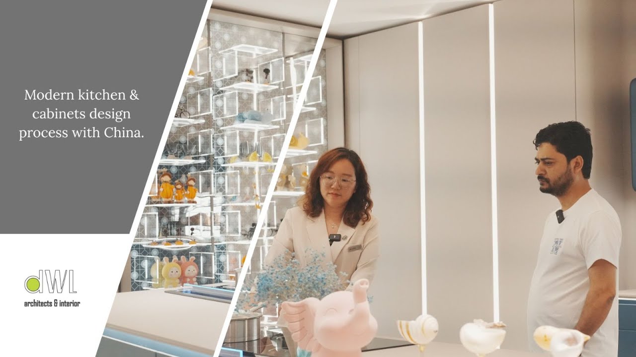 Modern kitchen & cabinets design process with China