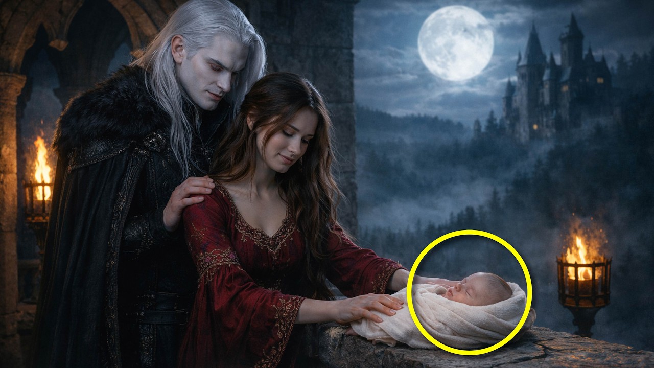 The Girl Was Forced to Leave Her Baby — The Vampire King Saved Them