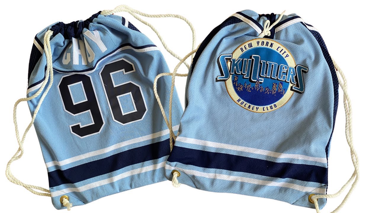 ПРОСТОЙ СДЕЛАЙТЕ РЮКЗАК С ЗАВЯЗКОЙ ИЗ СТАРОГО ДЖЕРСИ