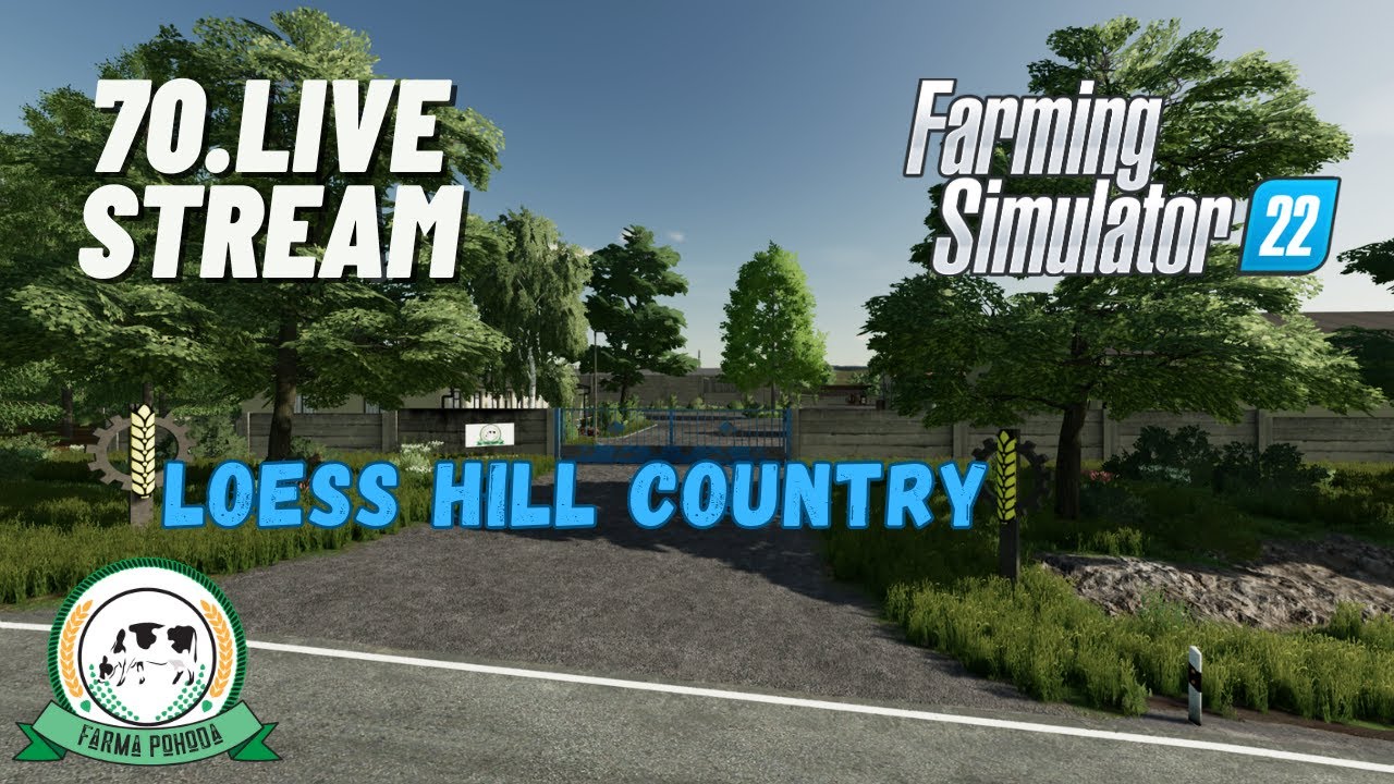 🔔 70. live stream | Loess Hill country | FS22 | (z&aacute;znam) | Farma Pohoda FS
