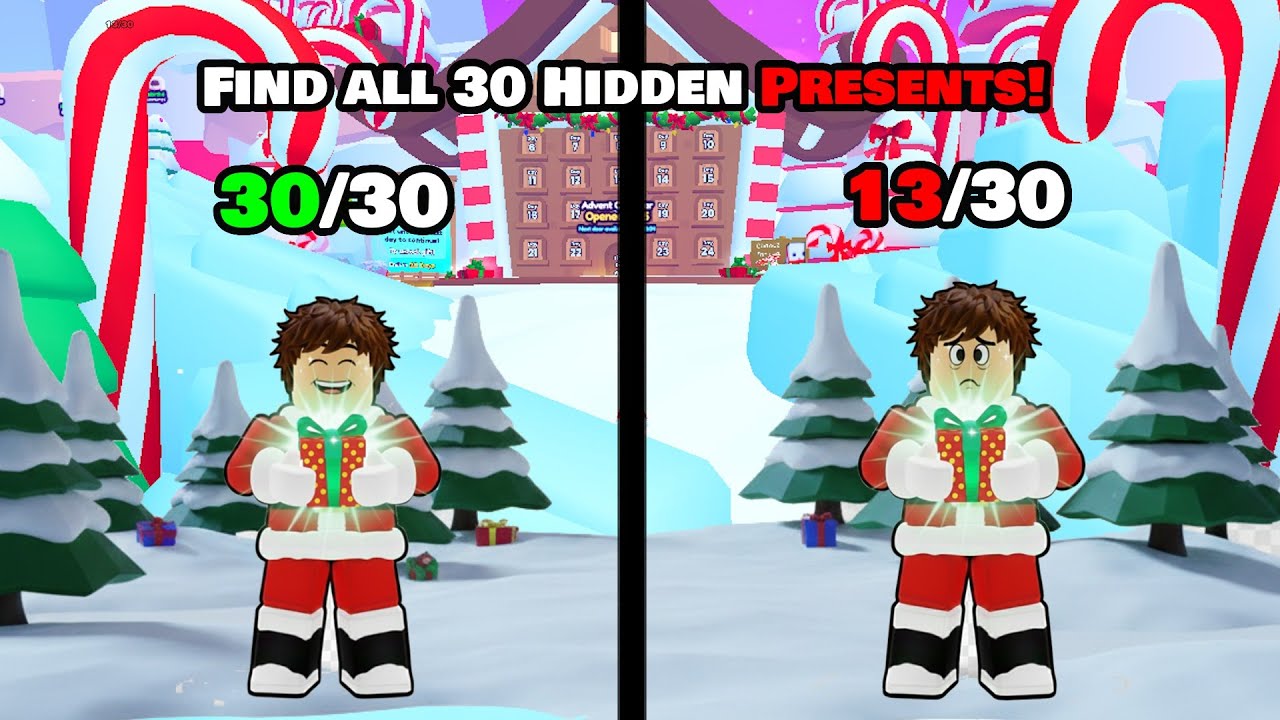I Found ALL 30 Hidden Presents in Pet Simulator 99 (Huge Chance Boost!) 🎁🎄