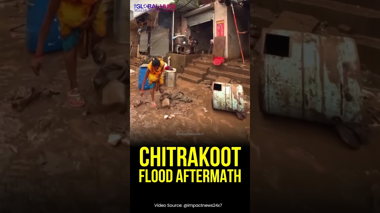 After the Deluge: #chitrakoot Left in Ruins as #floodwaters Leave Homes and #shops #caked in #mud