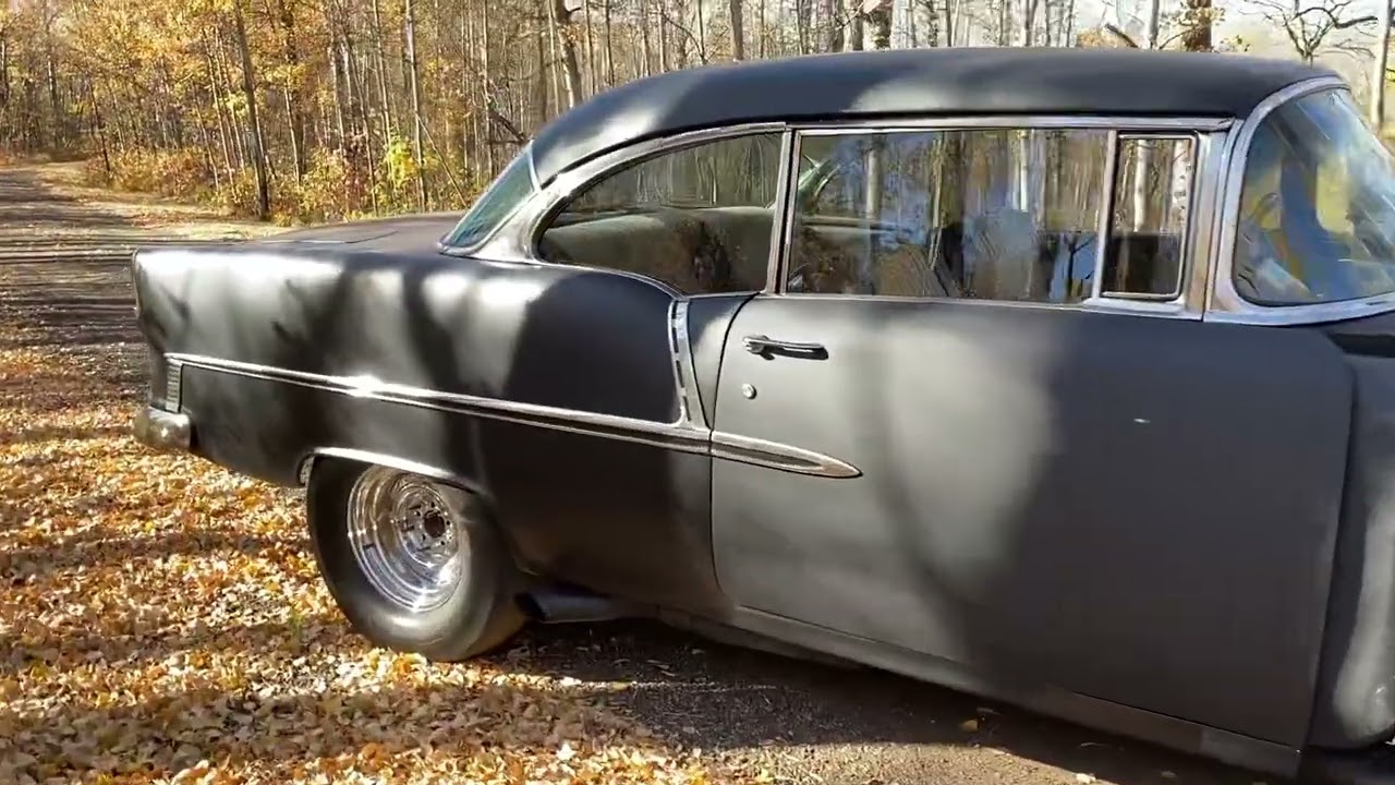 1955 Chevy Belair For Sale!!! SBC Tunnel Ram 4 Speed!