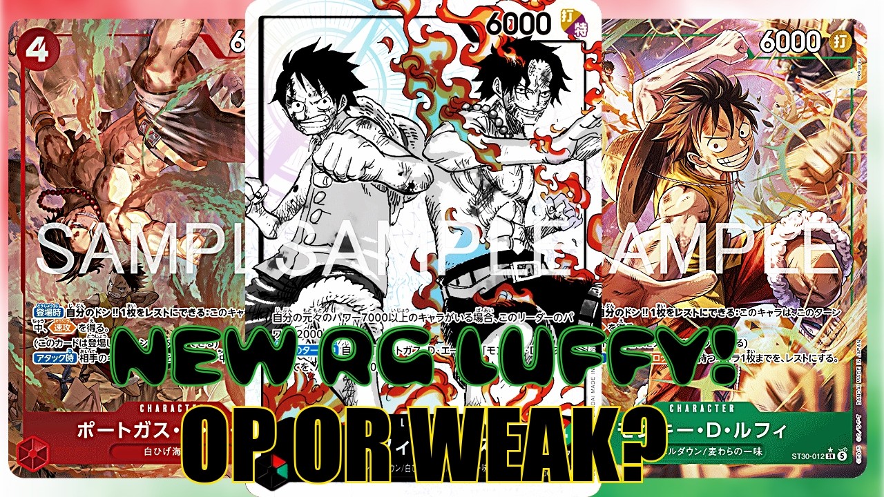 How strong is the new RG Ace and Luffy deck? ST30!