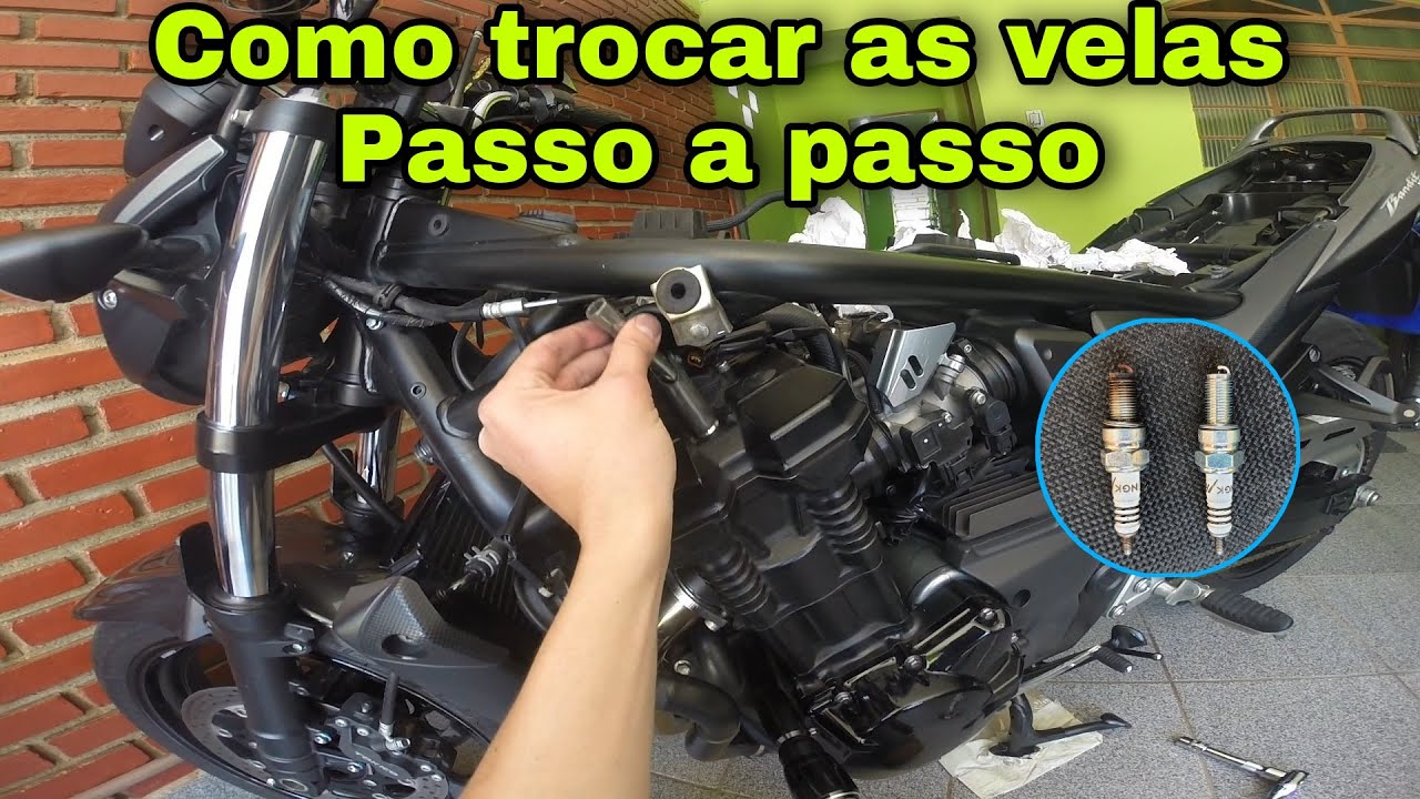 Bandit 1250N - Trocando as velas de iridium