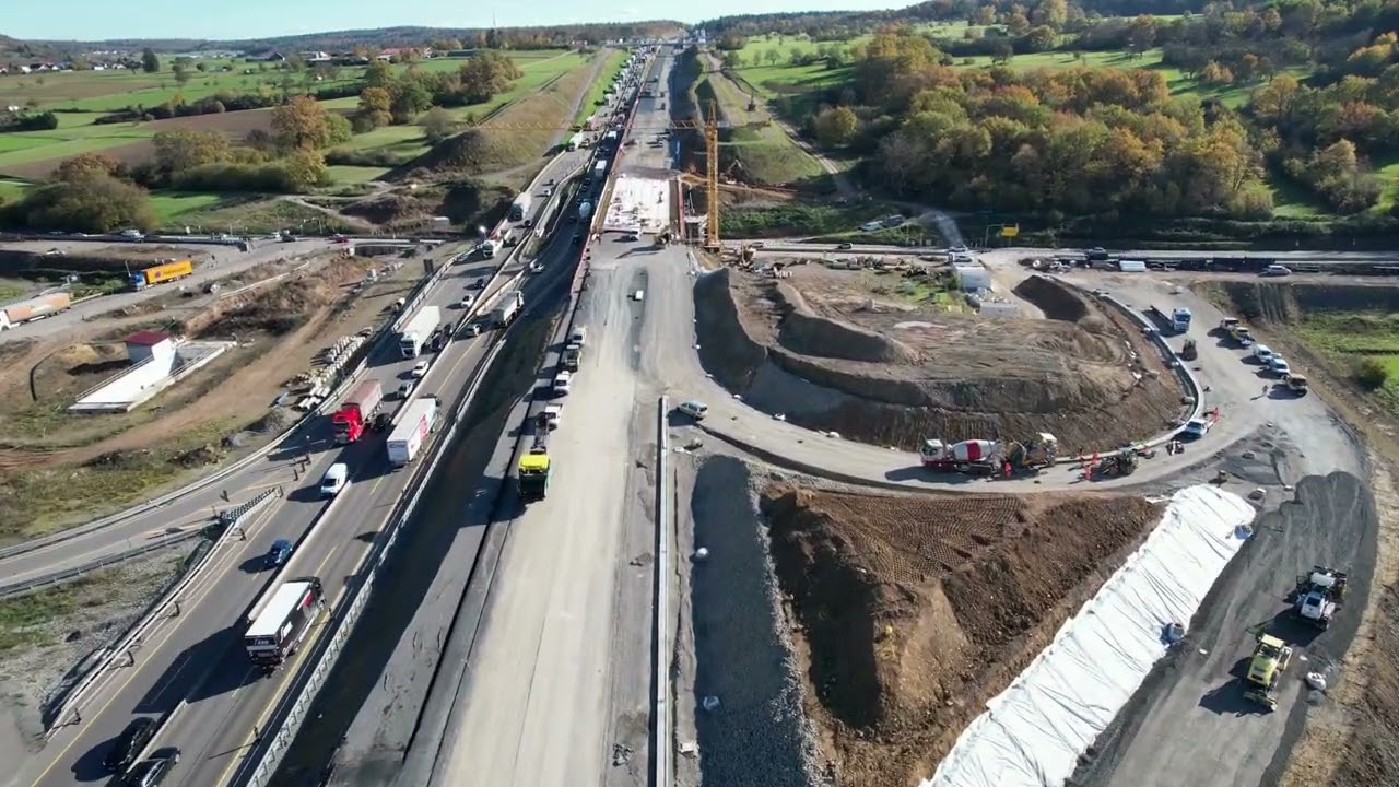Gro&szlig;projekt A8, Enztalquerung: Baufortschritt Ende Oktober 2025