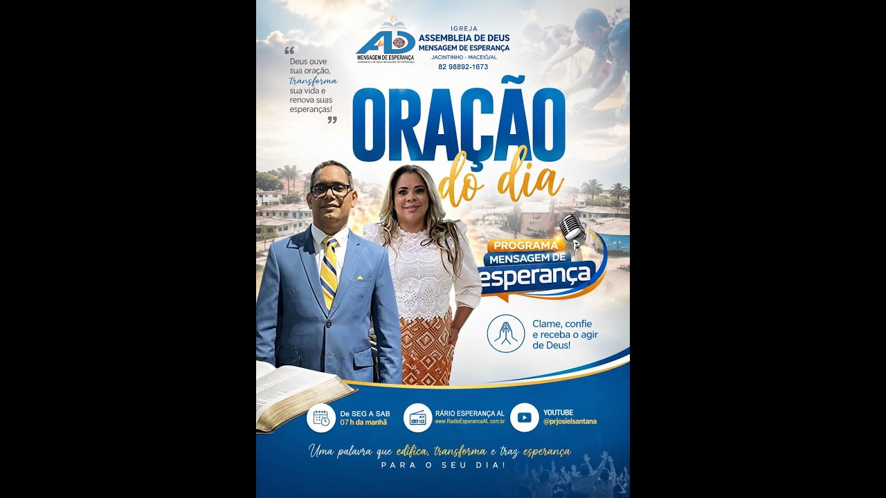 Pr.Josiel Santana e Mensagem de Esperan&ccedil;a est&aacute; ao vivo!