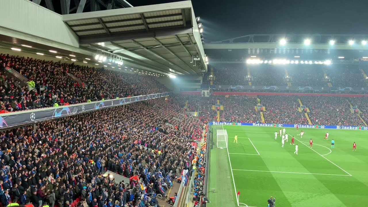 Liverpool vs Genk November 2019 Champions League — Genk’s passionate fans