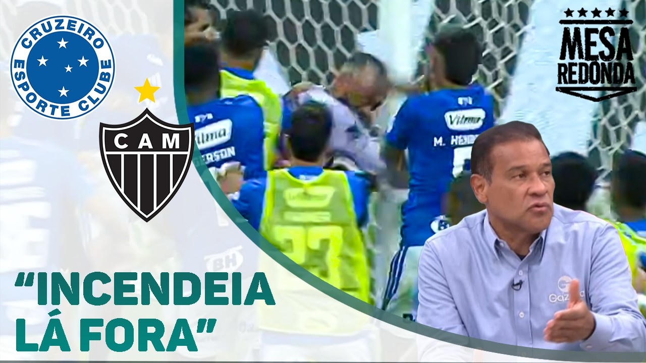 BRIGA EM CRUZEIRO x ATLÉTICO-MG: 