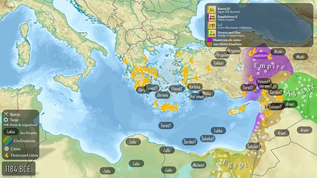 The Bronze Age Collapse (1400-700 BCE) |reupload in 4k|