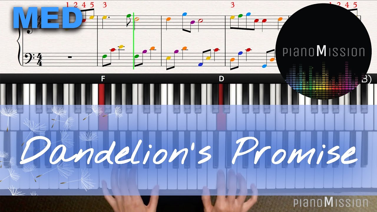 [Real Piano Tutorial] DANDELION'S PROMISE (周杰倫【蒲公英的約定)  with Follow-Up Tutorial