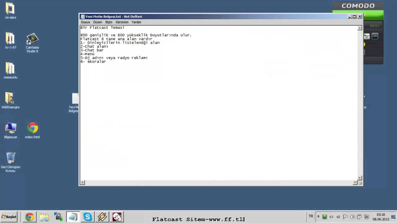 Flatcast Tema Yapımı- Program Tanıtımı  DERS-1