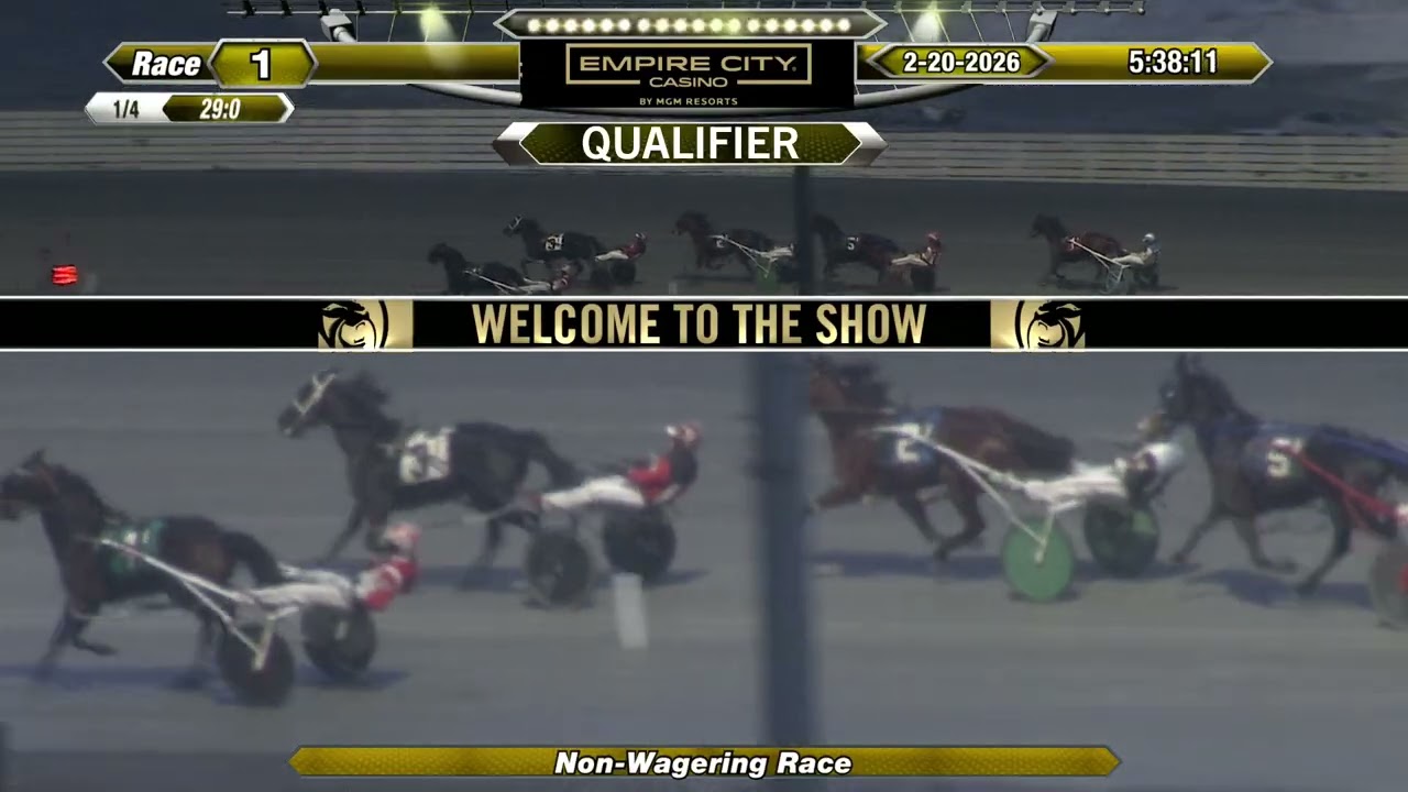 Yonkers Raceway Qualifiers - February 20th, 2026, Race 1
