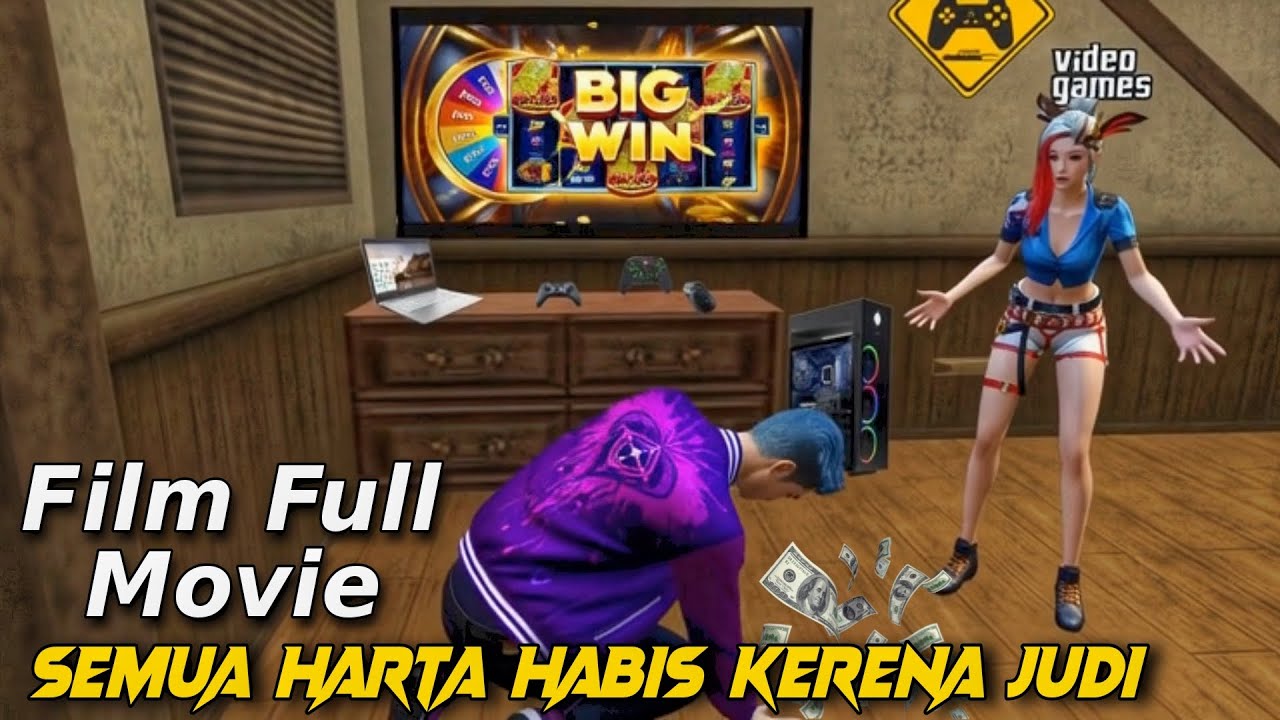 DRAMA FF FULL MOVIE - SEMUA HARTA HABIS AKIBAT MAIN JUDiL ( judi online )