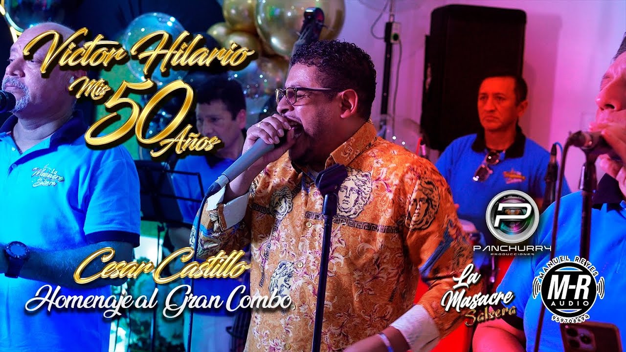 Trampolín /Regresa Ya /Te Regalo el Corazón ||  Cesar Castillo & La Masacre Salsera 🎼 2025