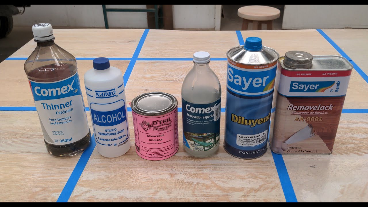 Cual removedor de pintura es mejor para remover barniz