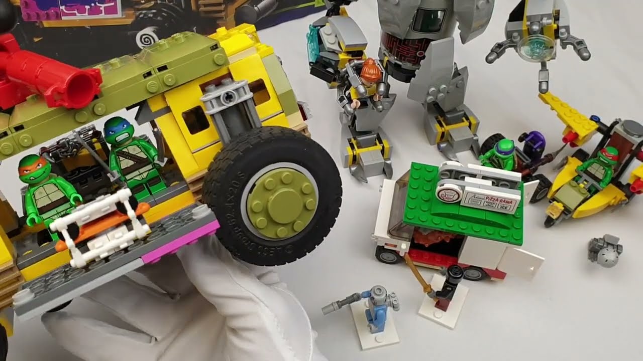 Präsentation der Teenage Mutant Ninja Turtles Sets