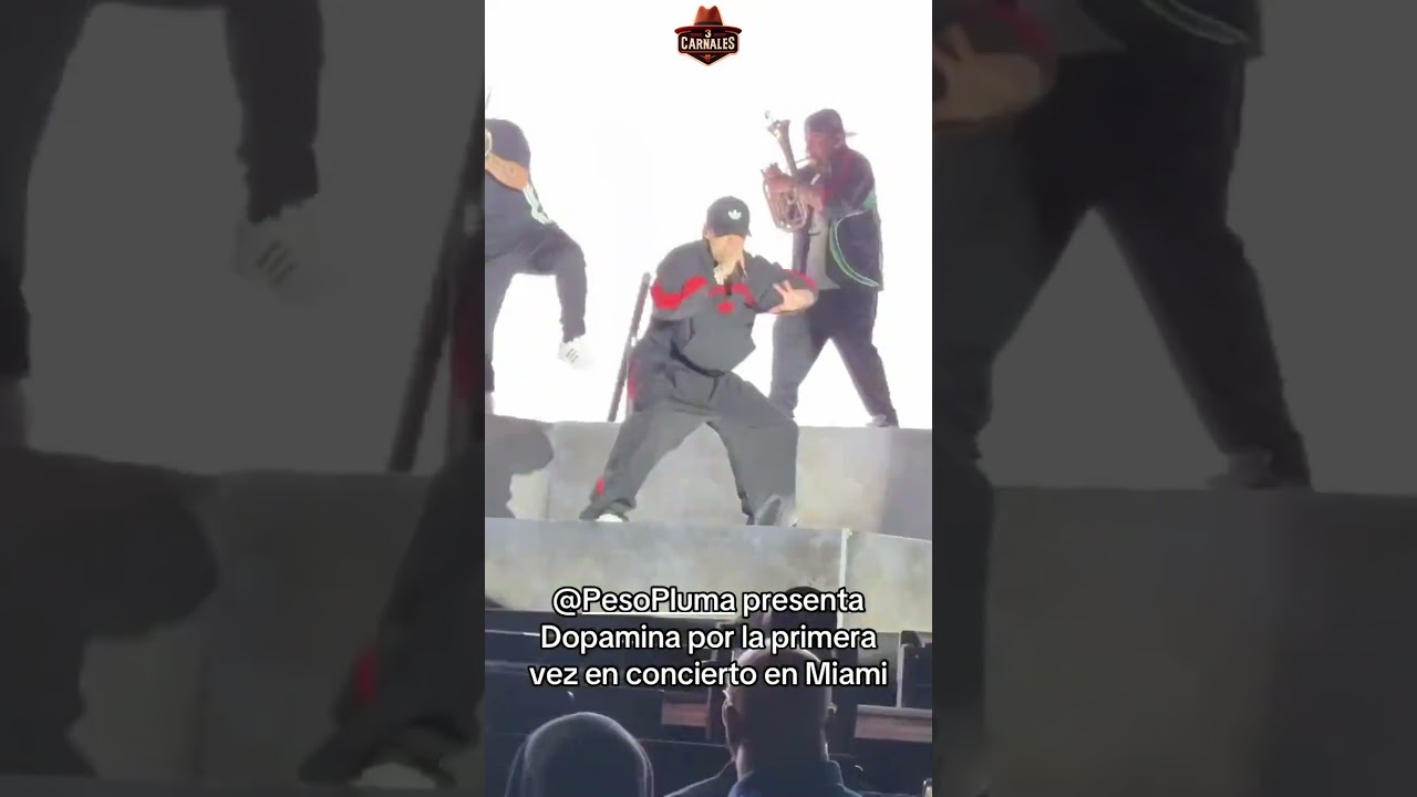 Peso Pluma canta &ldquo;Dopamina&rdquo; en vivo