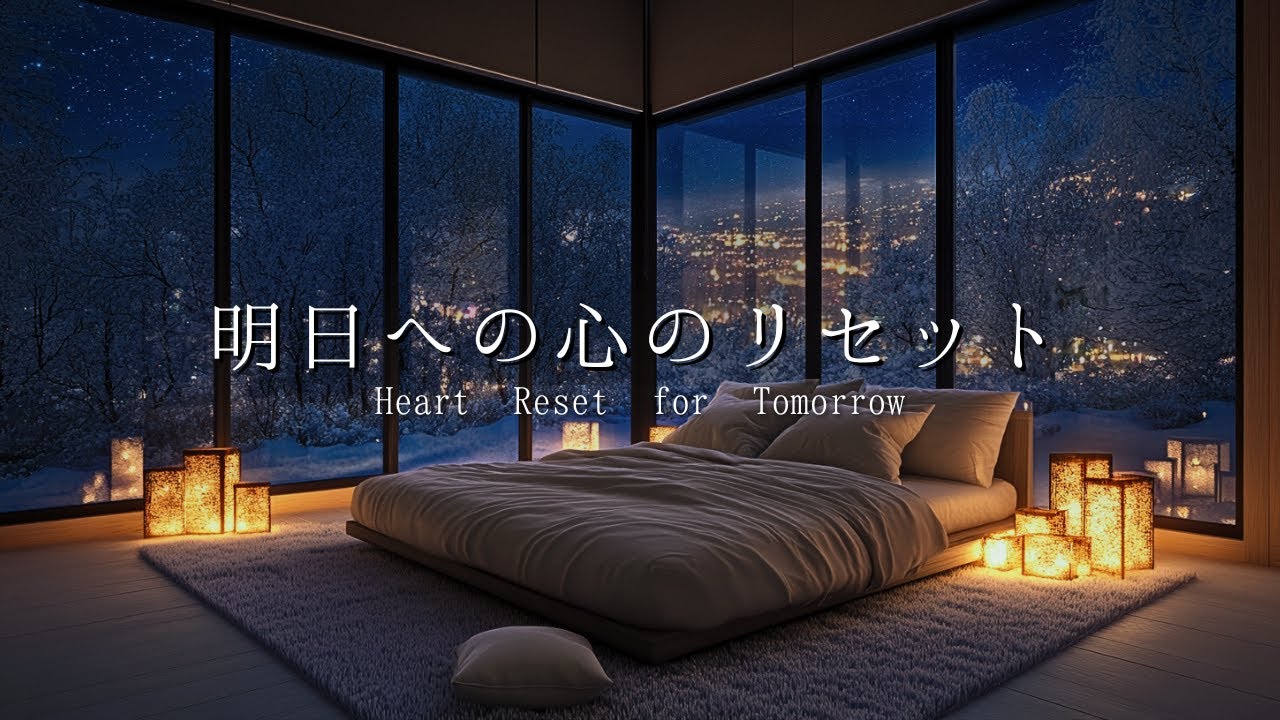 [睡眠用BGM] ｜明日への心のリセット｜穏やかな優しいピアノの旋律｜自律神経を整える｜ストレス解消｜Gentle Noise for a Resting Soul