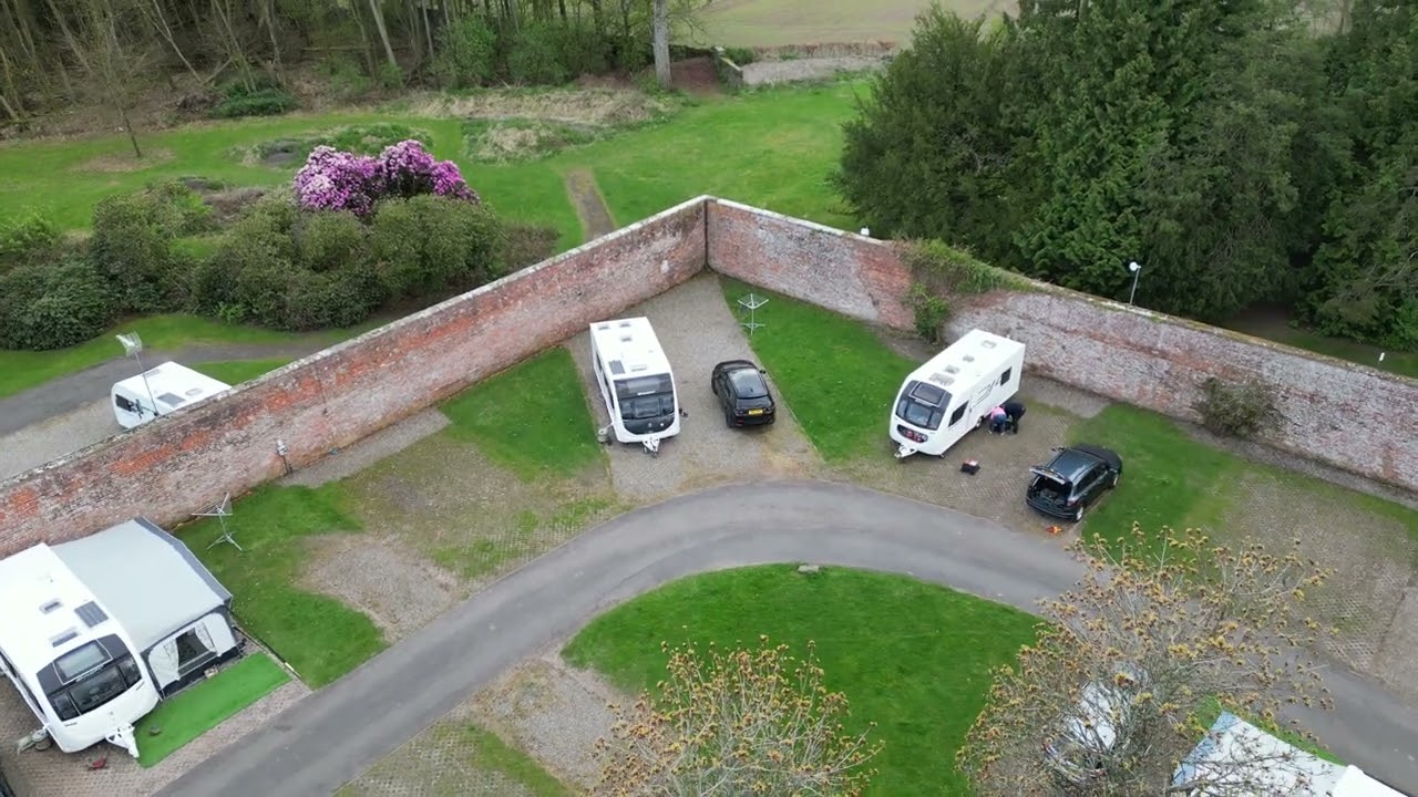 Blair Drummond Caravan Park Aerial View