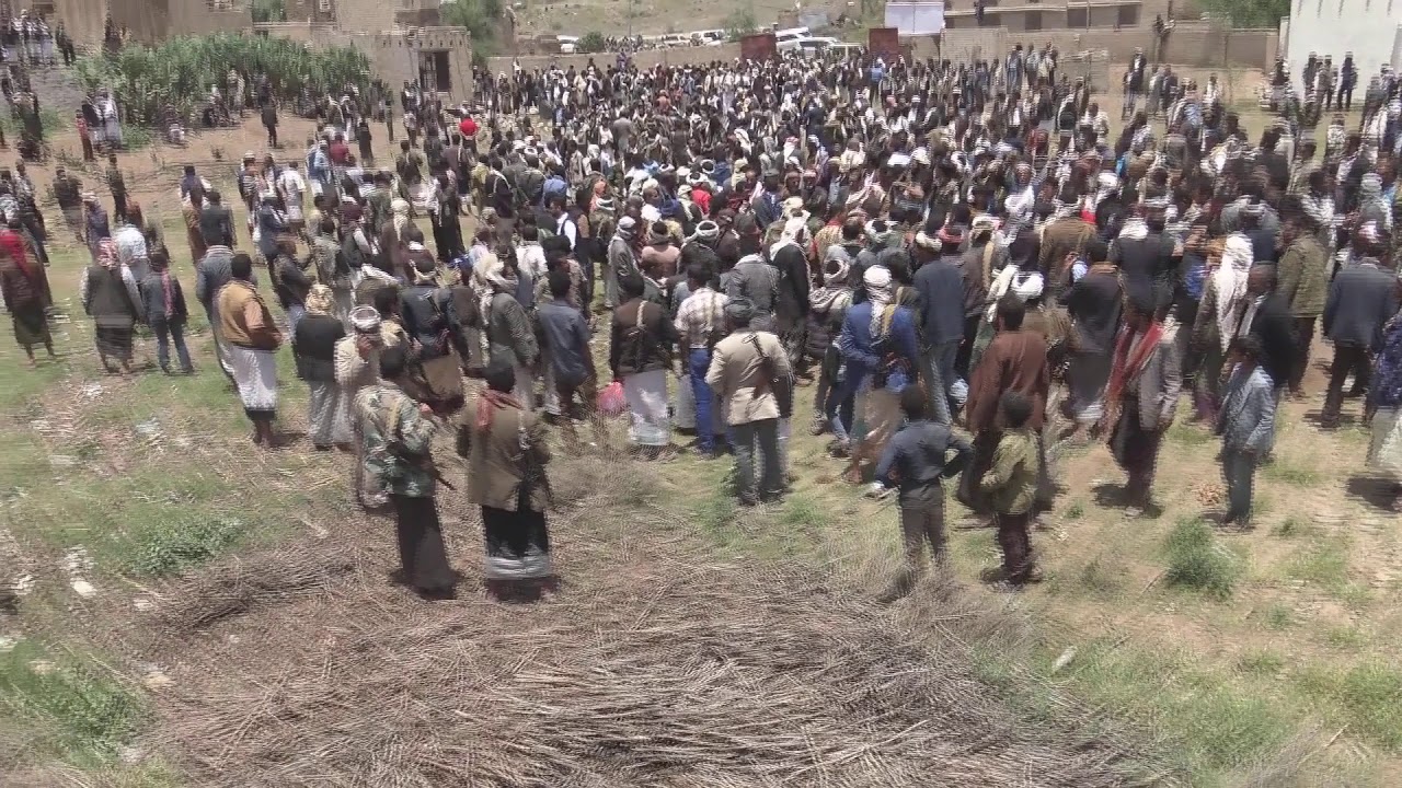 تشييع جثمان الشيخ عبدالناصر حسين عطيفه من قبائل رداع العرش الخبار