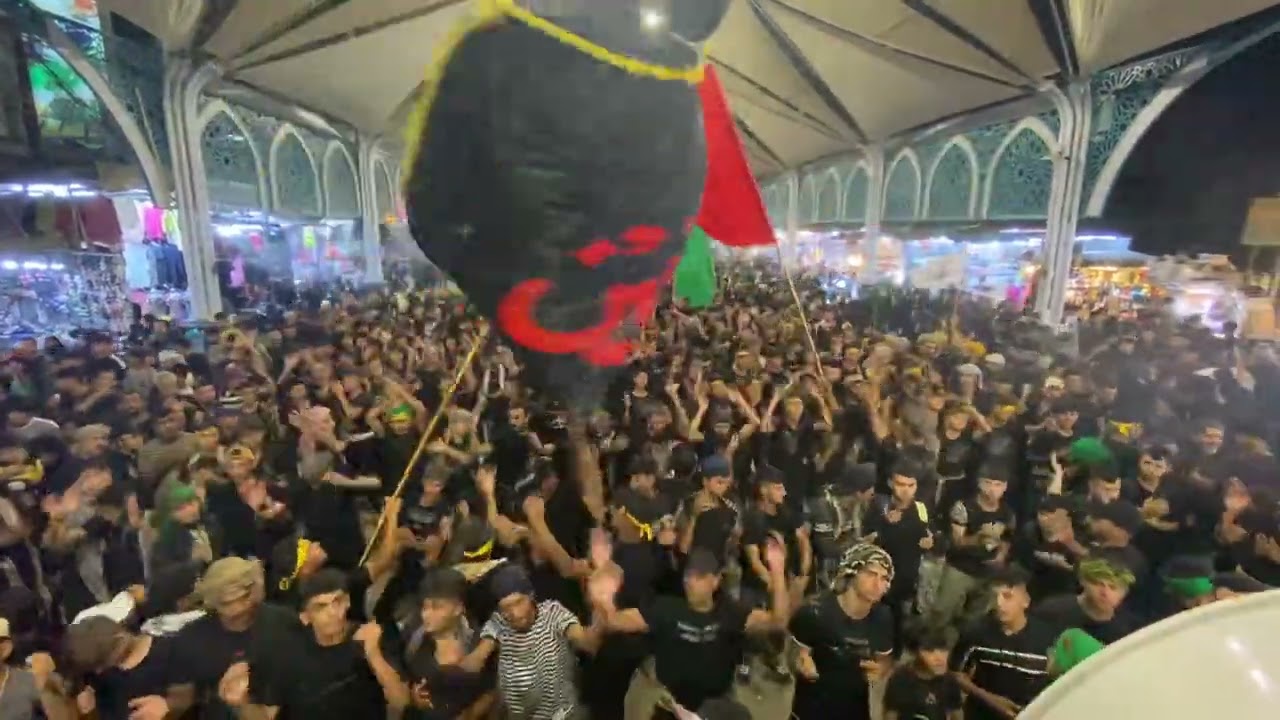 موكب اهالي البصيرة في كربلاء
