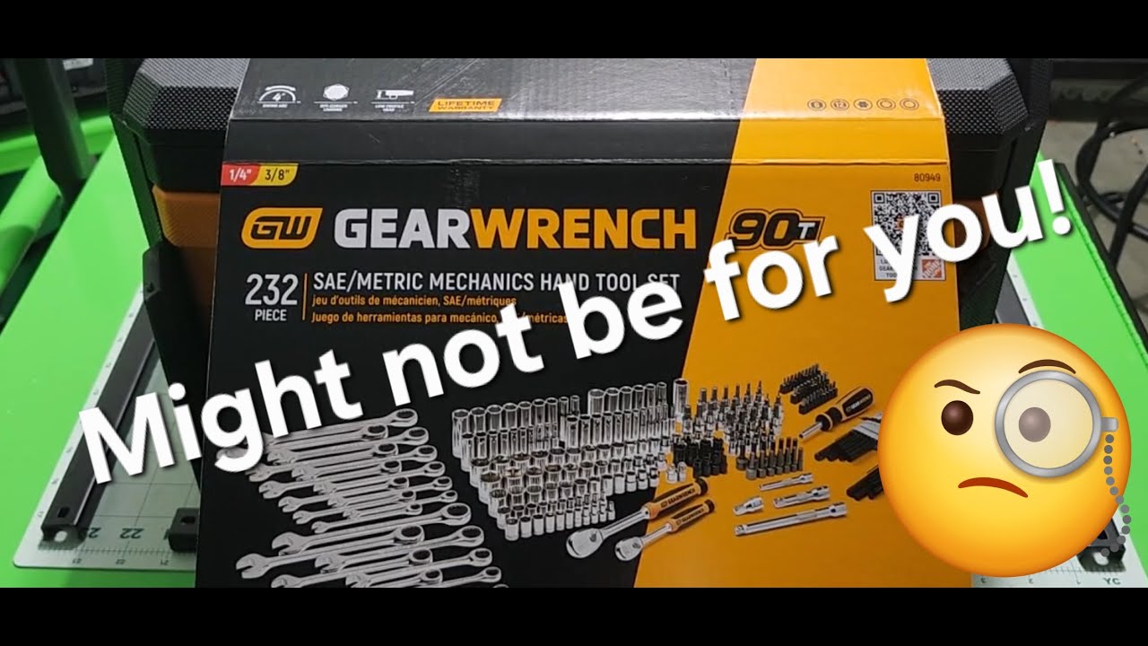 Обзор набора инструментов для механиков GEARWRENCH: ящик для хранения с 3 выдвижными ящиками, 232...