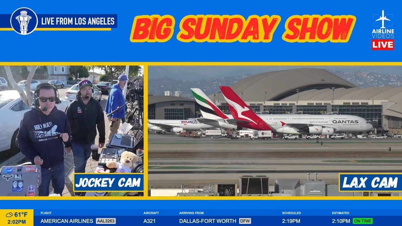 🔴LIVE Los Angeles (LAX) Airport Plane Spotting (November 24th, 2024)