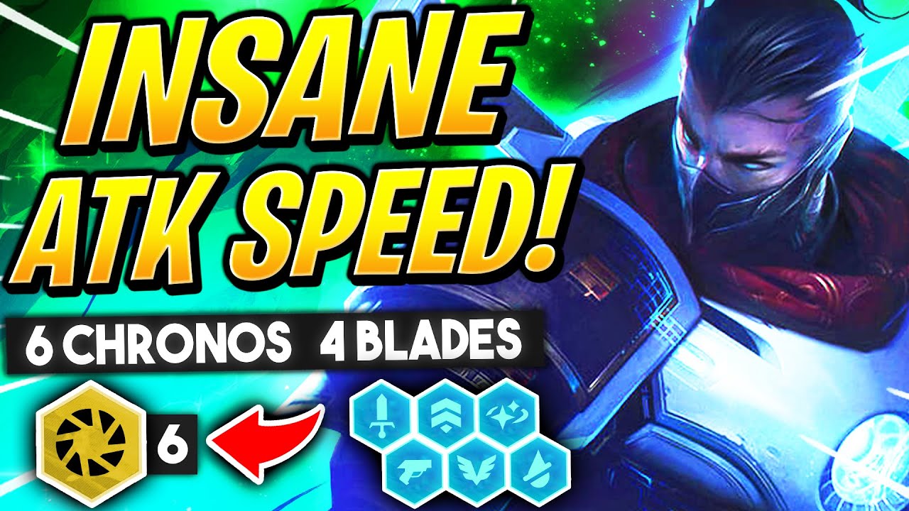 6 CHRONOS 4 BLADEMASTER - INSANE ATTACK SPEED! | TFT Guide | Teamfight Tactics Set 3 Galaxies | LoL