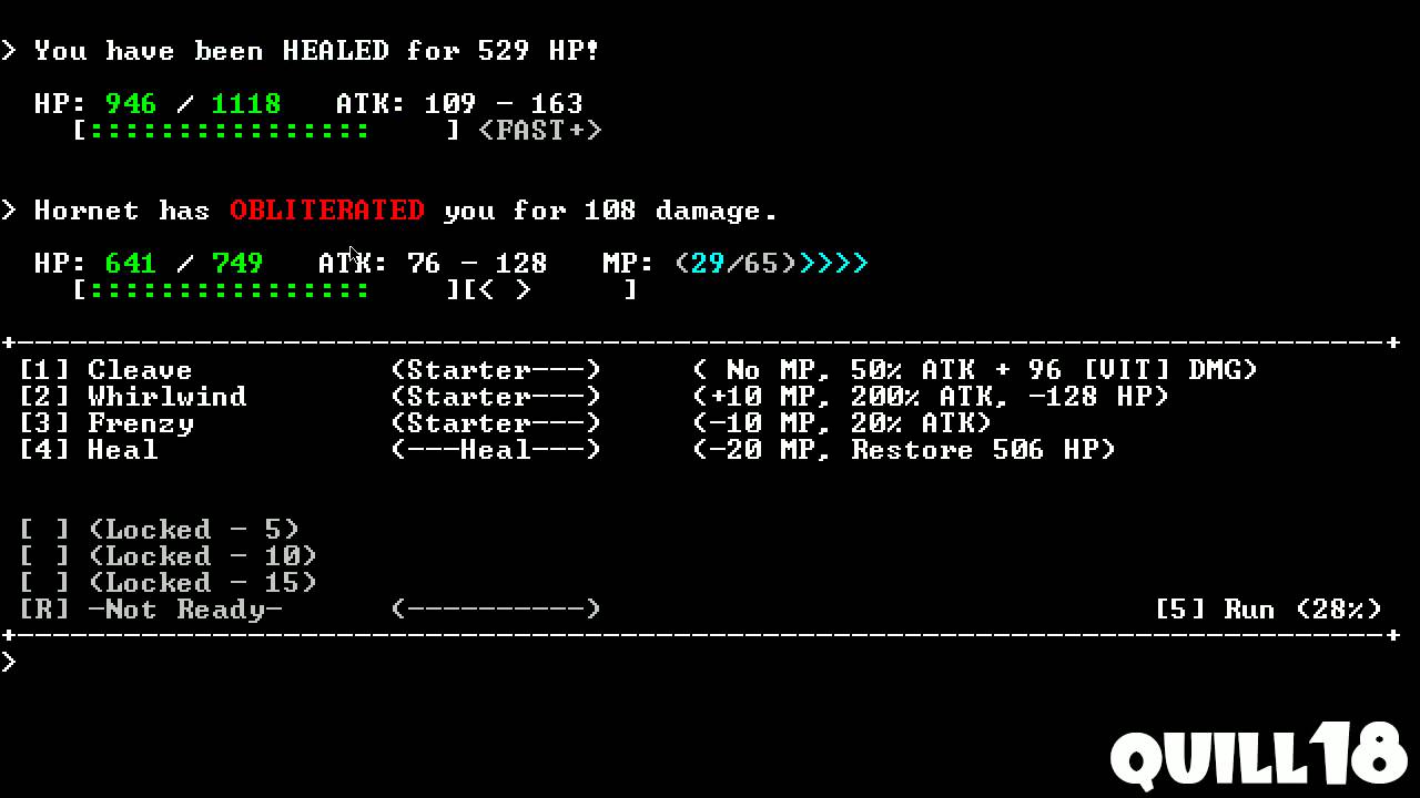 Let's Try: Sanctuary RPG (ASCII/Roguelike)