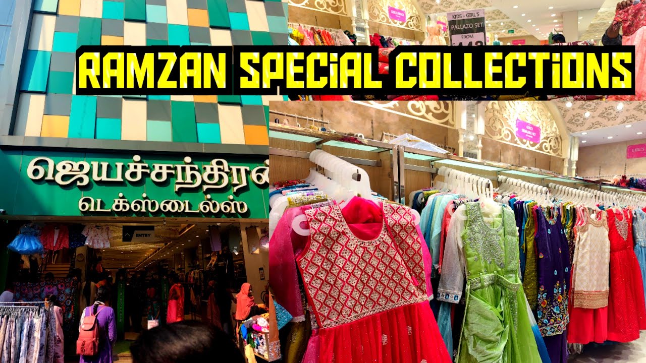 Ramzan special kids dress collection in tnagar jayachandran textiles