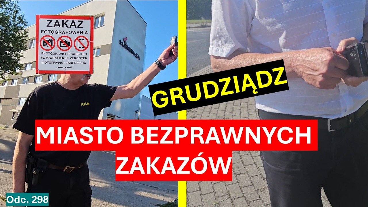 Wszędzie zakazy i pretensje! Lubawa, MZK, zajezdnia tramwajowa, nawet PSZOK nie wolno nagrywać! #298