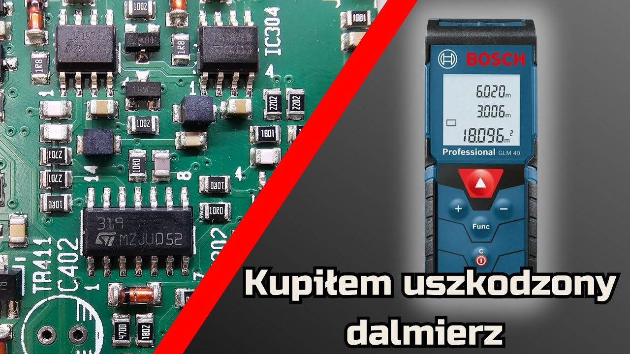 Dalmierz laserowy BOSCH GLM 40 | Nie włącza się mimo próby naprawy 
