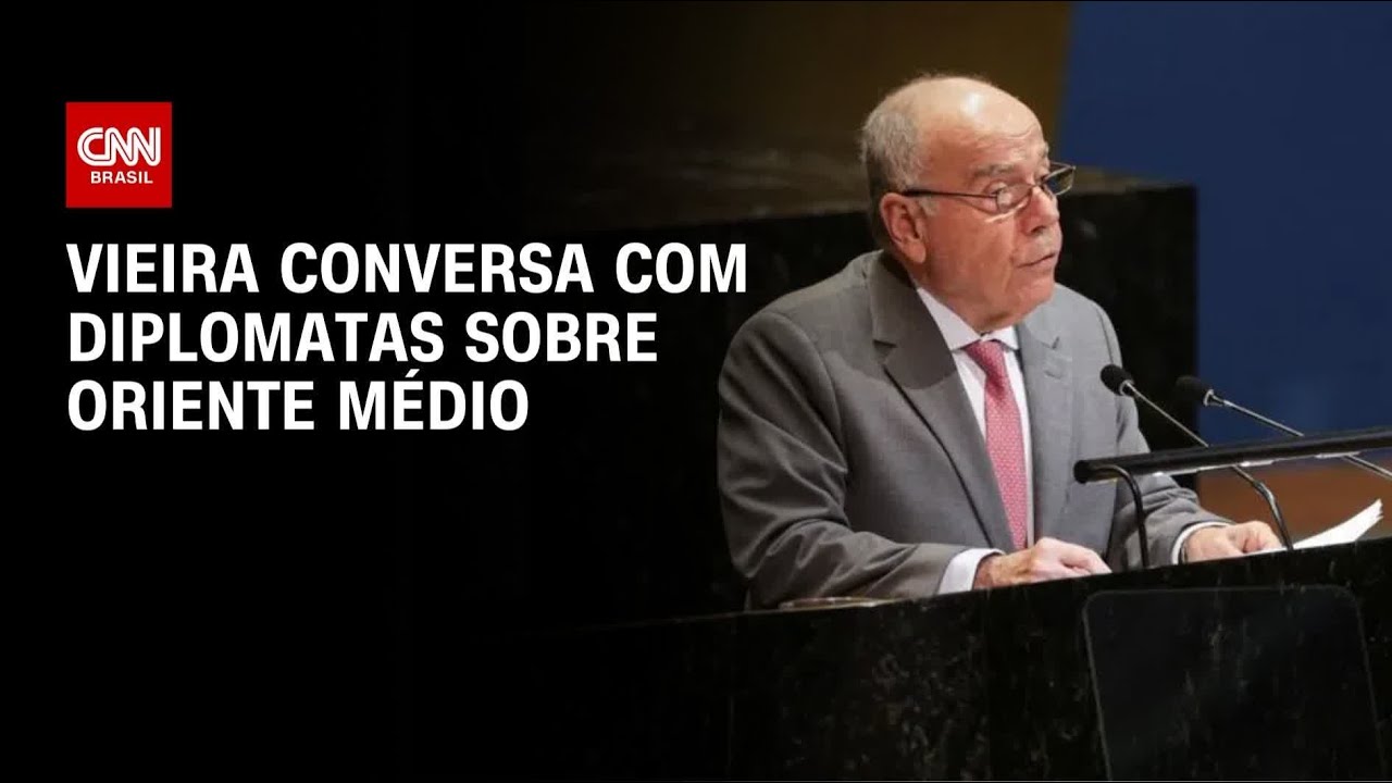 Vieira conversa com diplomatas da Alemanha e Emirados Árabes sobre Irã | CNN NOVO DIA