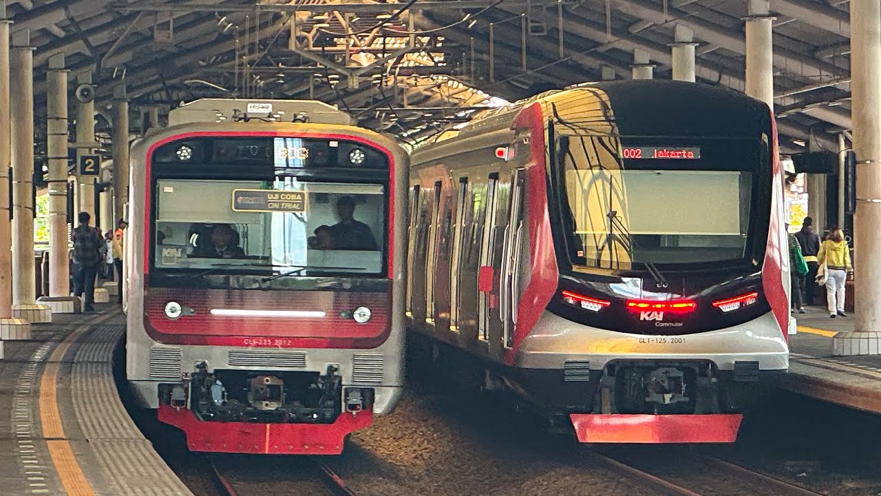 Kumpulan KRL Commuter Line di Stasiun Sawah Besar! INKA CLI-225, CRRC CLI-125, JR 205 Series!