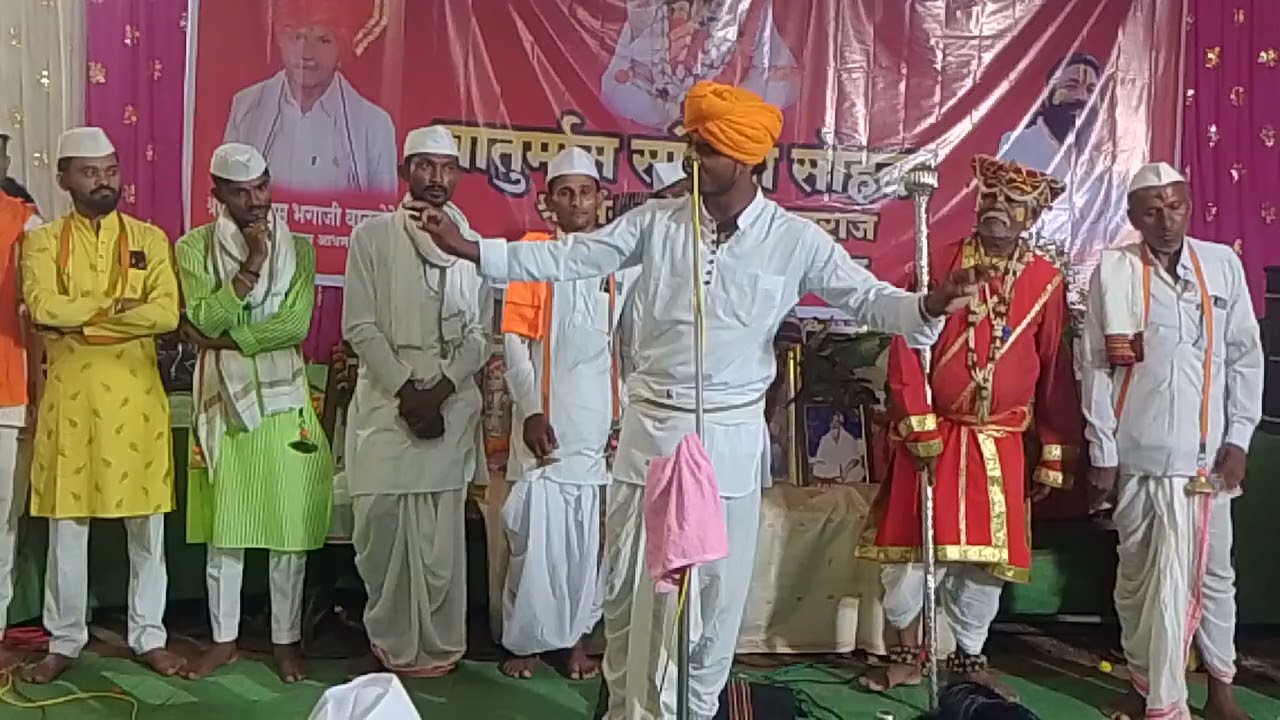 ह.भ.प. प्रणव महाराज हातलेकर यांची चार्तुमास निर्मित्त निजधाम आश्रम मुडाणा येथे जागर सेवा 4 /11/ 2025