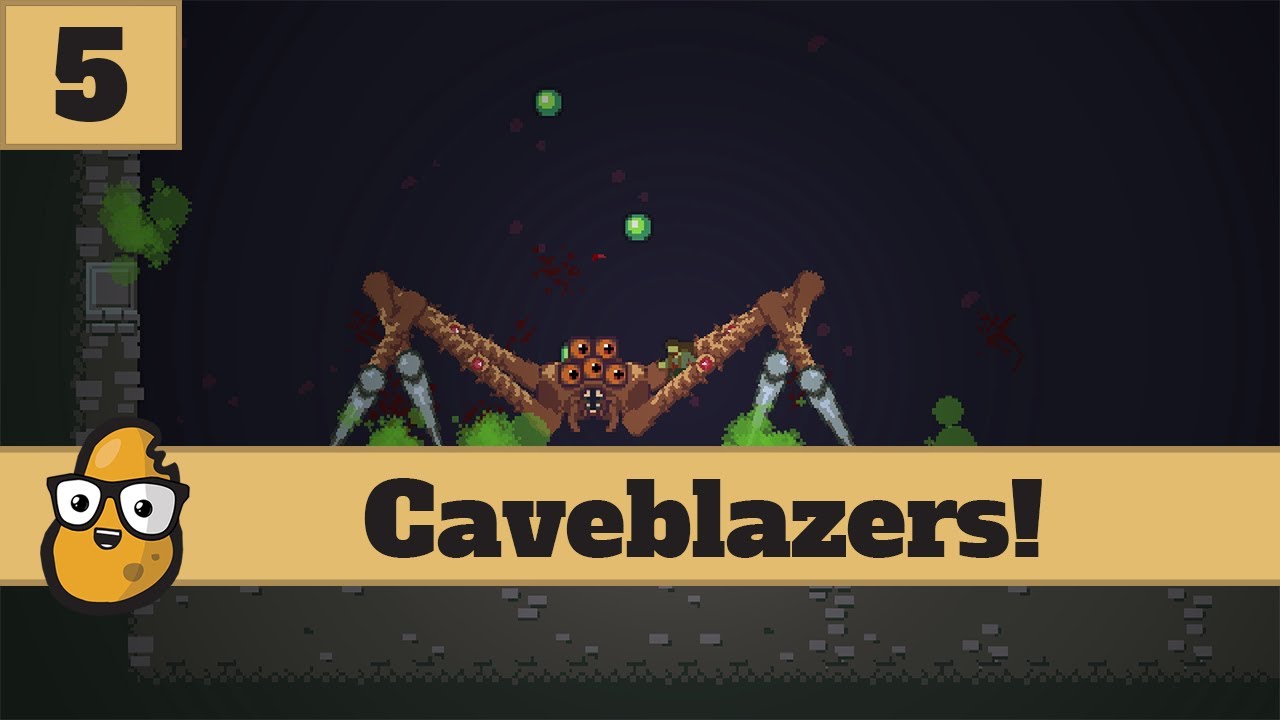 Caveblazers Ep. 5 - Roguelite Action Platformer - I hate spiders